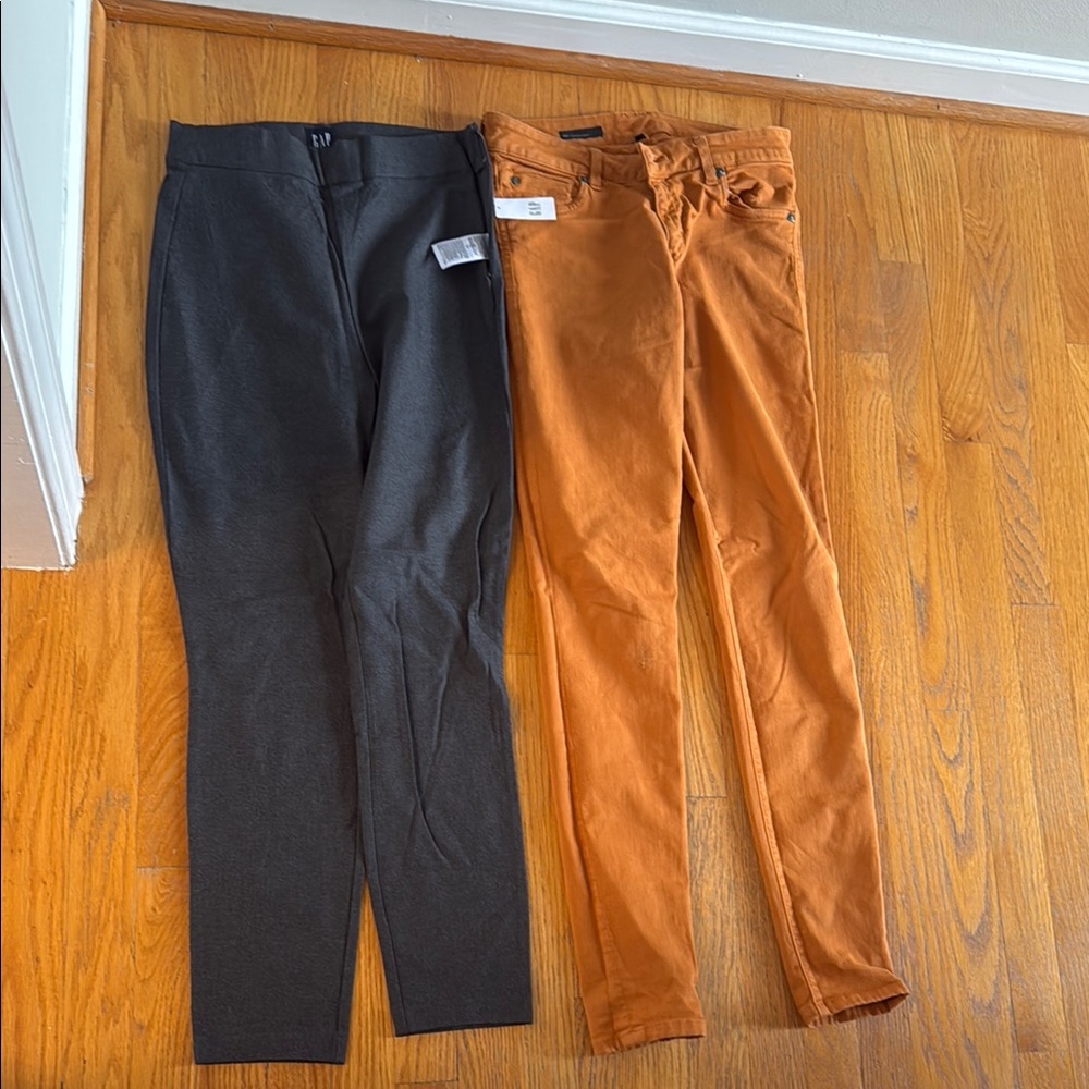 Kut!!! Gap!!!grey  and rust pants bundle!!